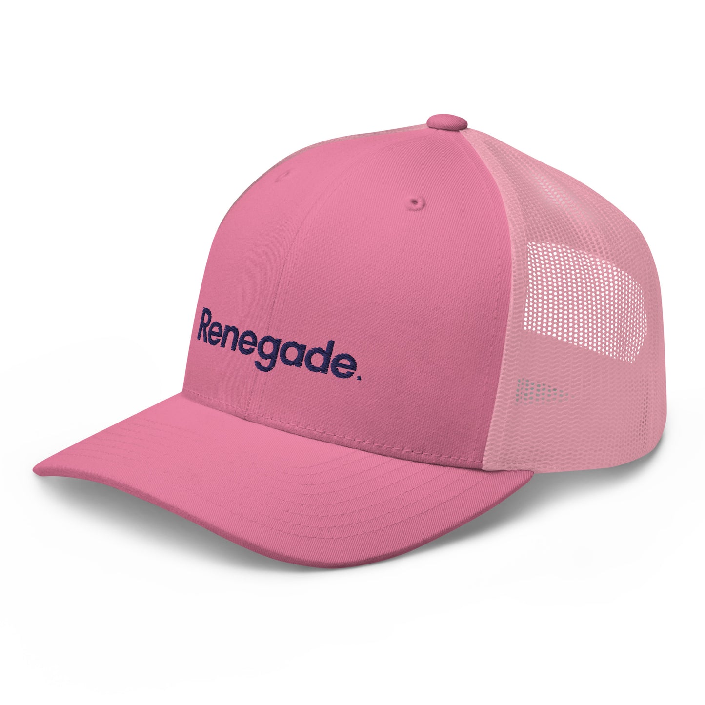 Renegade Trucker Hat - White/Pink