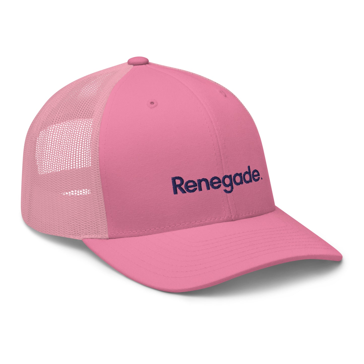 Renegade Trucker Hat - White/Pink