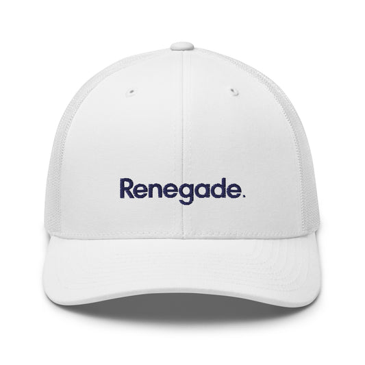 Renegade Trucker Hat - White/Pink