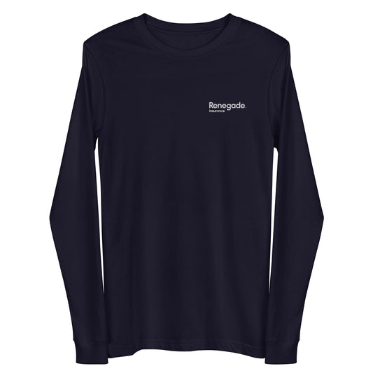 Renegade Blue Unisex Long Sleeve Tee