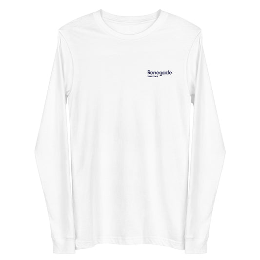 Renegade White Unisex Long Sleeve Tee