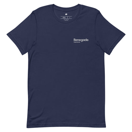 Renegade Insurance Unisex T-shirt - Blue